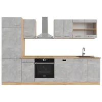 Vicco Küchenzeile R-Line 300 cm Gelb