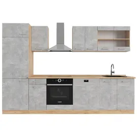 Vicco Küchenzeile R-Line 300 cm Gelb