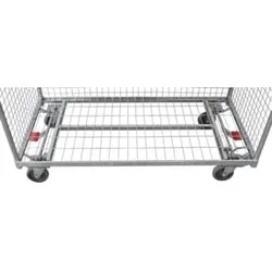 VARIOfit Zentrale Fußbremse EasySTOP beidseitig bedienbar 4 Räder gebremst