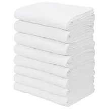 OTTO home Inga Handtuchset 50 x 100 cm weiß 8 St.