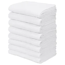 OTTO home Inga Handtuchset 50 x 100 cm weiß 8 St.