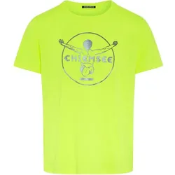 CHIEMSEE T-Shirt mit changierendem CHIEMSEE, SafetyYellow, S