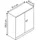 BISLEY Stahlschrank Universal E402A01696 verkehrsweiß 91,4 x 40,0 x 100,0 cm, aufgebaut