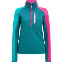 Mc Kinley McKINLEY Sekani Sweatshirt Melange/Blue Petrol 40