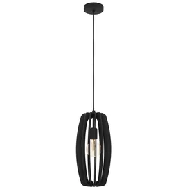 EGLO Bajazzara 1-flg. 26 cm rund Schwarz