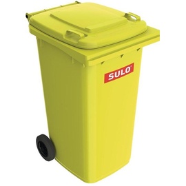 SULO Müllgroßbehälter 240l HDPE gelb fahrbar,n.EN 840 SULO