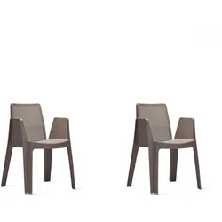 Resol garbar PLAY Sessel Indoor, Outdoor Set 2 Schokolade