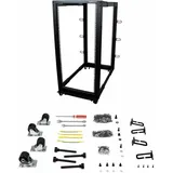 Startech Open Frame - 4POSTRACK25U Server-rack StarTech.com 25HE Serverschrank, Schwarz