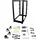 Startech Open Frame - 4POSTRACK25U Server-rack StarTech.com 25HE Serverschrank, Schwarz