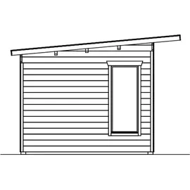 SKANHOLZ Gartenhaus Tournai 2 4,80 x 3,80 m Beige