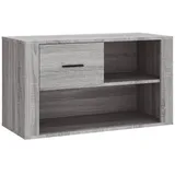 vidaXL Schuhschrank Grau Sonoma 80x35x45 cm Holzwerkstoff