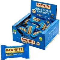 Raw-Bite Proteinriegel 45 Riegel, BIO, Smooth Cacao, je 15 g, pro Riegel 9,5g Protein