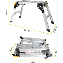 Lemodo Aluleiter mit 2 Stufen