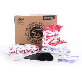 Tempish Kinder Schlittschuhe Kinderschlittschuh, weiß-rot, 29