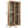 abiks möbel Schwebetürenschrank MADRYT 100 x 200 x 62 cm Schwarz