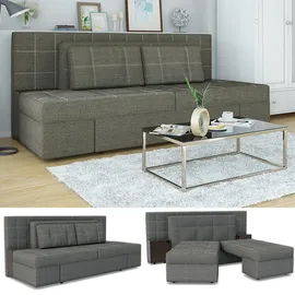 VitaliSpa Sofa, Grau, 235 cm