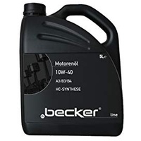 f.becker_line Motoröl 10W-40 HC (5 L) Teilsynthetiköl - Motorenöl (801 10001) - 5 Liter