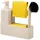 ELUNO Spülbecken Organizer 20,5 x 22,5 x 6,5 cm Farbe Beige/Weiß