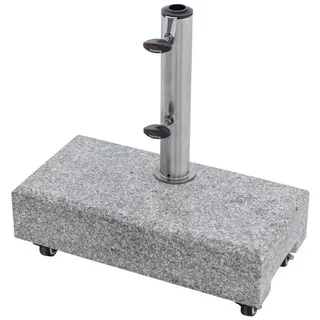 Doppler Balkon Granitsockel 25 mit 4 Rollen