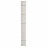 vidaXL Unkrautvlies Weiß 1 x 25 m