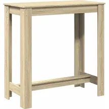 vidaXL Bartisch Sonoma-Eiche 102 x 50 x 103,5 cm Braun
