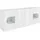 Home Affaire Sideboard 200 x 81 x 40 cm Weiß