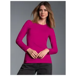 Longsleeve » Langarmshirt«, Gr. L, magenta, , 87979037-L