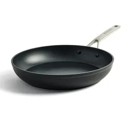 Pfanne 28 cm aus gehärtetem Schmiedeeisen - 500 cl Schwarz Rund Aluminium Kitchenaid