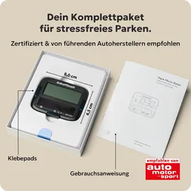 Needit Parkscheibe Park Micro Solar Schwarz