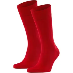 Socken Herren 2er Pack Stretch ROT|ROT 41/42