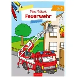 ARSEDITION 978-3-8458-2076-7 Malbuch ab 5 Jahren - Feuerwehr VE 5