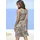 LASCANA Jerseykleid Sommerkleid Mehrfarbig 42