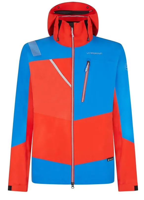 La Sportiva Wanderjacke Alpine Guide GTX (wasserdicht) blau/rot Herren