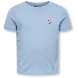 KIDS ONLY KMGVEGA LIFE SS REG EMB TEE BOX JRS NOOS Blau 110