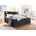Boxspringbett Ninoni inkl Bettkasten Topper und wahlweise mit LED-Beleuchtung Liegefläche grau B 195cm L 210cm Holzwerkstoff Komplettbetten
