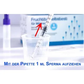 One+Step Fruchtbarkeitstest Sperma Test für Männer 1 St.