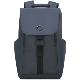 Delsey Paris Securflap Rucksack RFID 45 cm Laptopfach schwarz