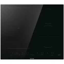 GORENJE Flex-Induktions-Kochfeld "GI 6432 BSCE", schwarz, B:59cm H:53cm T:52cm, Kochfelder, AreaFlex verbindet Kochzonen für gleichmäßiges Garen in großen Töpfen.