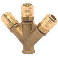ELMAG 3-fach-Verteiler IG 1/2, Messing