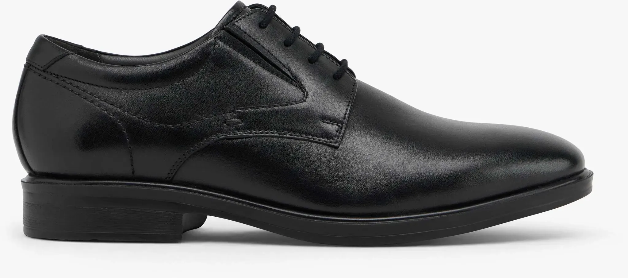 AM SHOE  Businessschuh Schwarz, Herren, Größe: 43, Material: Leder/Textil - AM SHOE  Businessschuh Schwarz, Herren, Größe: 43, Material: Leder/Textil - man - Schwarz