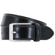 Atelier GARDEUR Herrengürtel Leder 3 cm schwarz 90