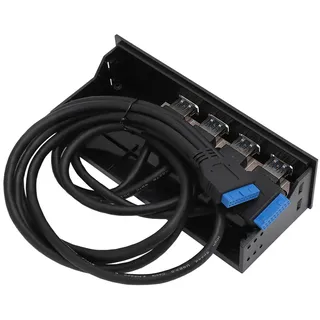 4 Anschlüsse USB 3.0-Frontplatte, 5,25 Zoll 5 Gbit/s Stabiles Optisches Laufwerk-Frontplatte, PC-Computer-Erweiterungslaufwerk-Frontplatte für Desktop-Motherboard