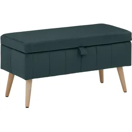 OTTO home Truhenbank AMIRA Dunkelgrün 81 x 36 x 43 cm