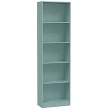 Loungitude I-Joy Bücherregal 52 x 180 x 25 cm Aqua-Grün