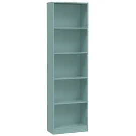 Loungitude I-Joy Bücherregal 52 x 180 x 25 cm Aqua-Grün