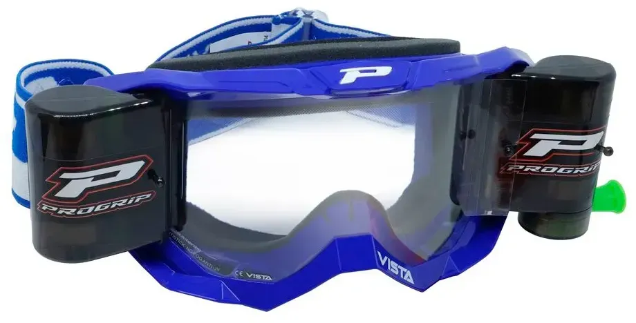 Progrip 3303 Vista Xxl Roll-off Offroad-brille - Blue - Clear
