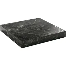 Impuls Küchen Arbeitsplatte IMPULS KÜCHEN "4 cm stark", carrara schwarz, B:250cm H:4cm T:60cm, Holzwerkstoff, Tischplatten, in vielen Breiten, passend zu allen Serien, von vier Seiten ummantelt