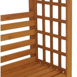 MCW Rosenbogen mit Sitzbank 201 x 160 x 60 cm Natur