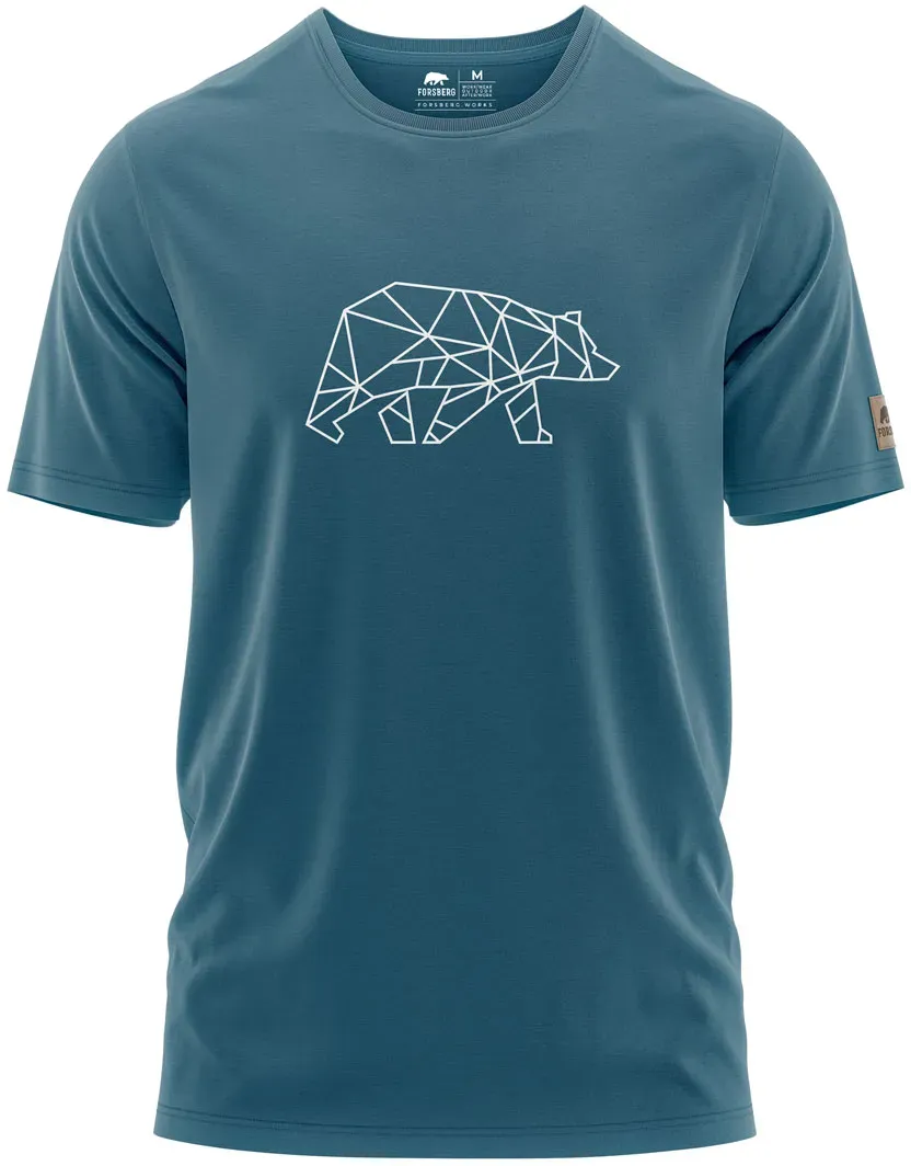 FORSBERG Finnson T-Shirt mit Brustlogo