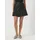 Yas Lederrock Damen Schwarz 36